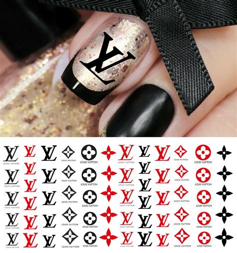 louis vuitton nagel sticker|louis vuitton nail transfers.